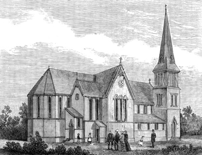 Church of the Holy Sepulchre, Auckland, New Zealand, 1881. Creator: Unknown.