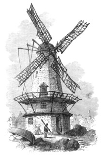 The Tourist in Iceland: old windmill, Reykjavik, 1881. Creator: Unknown.