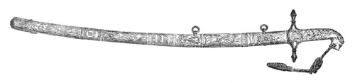 Sword of Honour presented to General Sir F. Roberts by the City of London, 1881. Creator: Unknown.