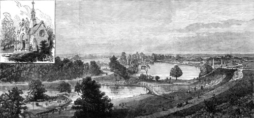 Lake View Cemetery, Cleveland, Ohio: view from the burial-place of the late President Garfield, 1881 Creator: Unknown.
