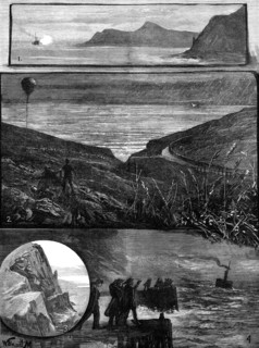The Fatal Disaster with a Balloon, 1881. Creator: Unknown.