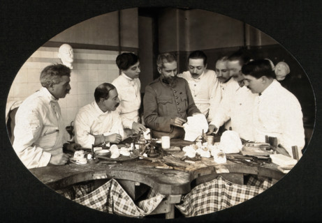 F  Lejars demonstrating operation techniques, c1900s. Creator: Fontes.