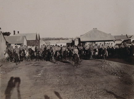 South Africa: the Bettington's Horse unit, 1896. Creator: Barnett.