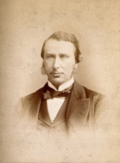 An unidentified man, possibly called Langton, c1880s. Creator: Boning and Small.