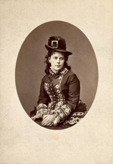 Hélène de Lesseps, 1878. Creator: Mathieu Deroche.