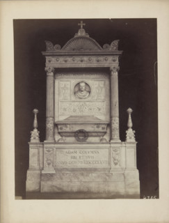 Tomb monument of Adam Columna, after 1868, (1875-1885). Creator: Unknown.