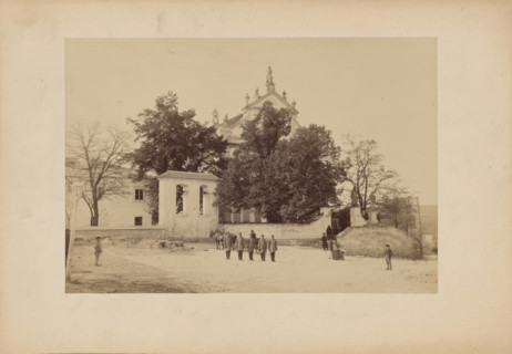 Church of the Holy Trinity and Tinitarian Monastery - general view, Kamianets-Podilskyi, 1890-1900. Creator: Unknown.