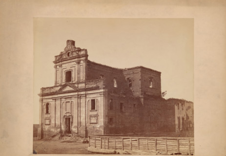 Church of Our Lady of the Scapular - view of the ruins from the south-west, Lutsk, between 1880-90. Creator: Unknown.
