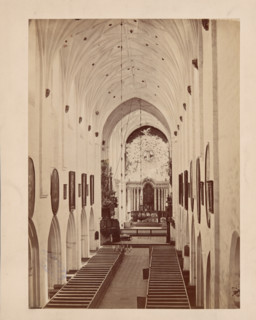 Interior of Archcathedral Church of the Holy Trinity, Blessed Virgin Mary...Oliwa, 1890-1900. Creator: Unknown.