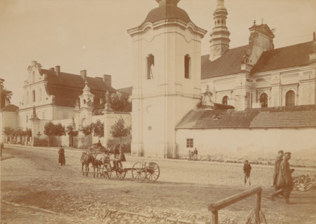 Church of Michael the Archangel with its surroundings..., Sandomierz, between 1900-05. Creator: Unknown.