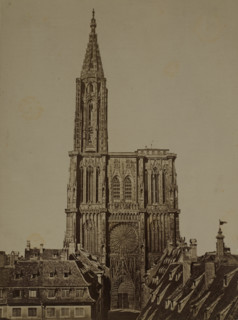 Cathedral Church of Our Lady of Strasbourg western façade, Strasbourg, between 1870-1890. Creator: Unknown.