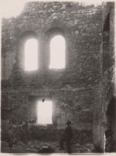 Castle - interior of a room in the upper castle, Bedzin, 1924. Creator: A Karczewski.