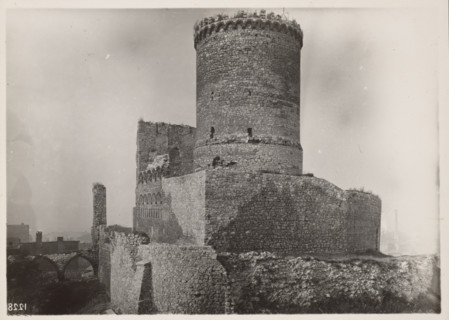 Castle - view of the north-east, Bedzin, 1924. Creator: A Karczewski.