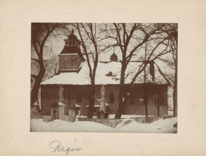General view of Church of St James the Apostle from the south, Rzgow, between 1905-1914. Creator: Unknown.