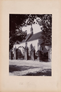 Church with a nave, presbytery and a semicircular apse, unknown location, between 1905-1910. Creator: Unknown.