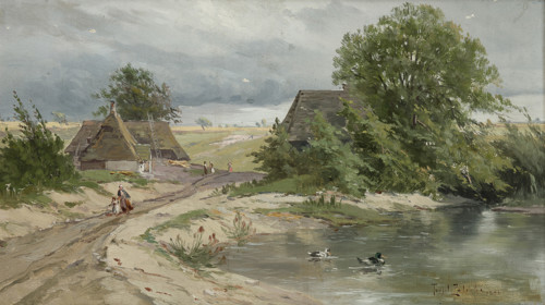Mill from under Zloty Potok, 1891. Creator: Teofil  Zalewski.