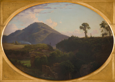 Landscape from the Environs of Rome, 1856. Creator: Albert Zamett.