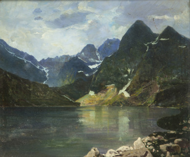 The Morskie Oko Lake, between 1900-1922. Creator: Antoni Gramatyka.