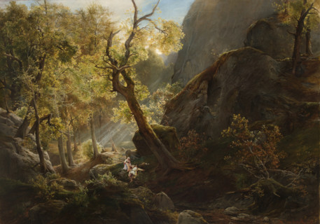 Rocks "Panienskie Skaly", 1878. Creator: Heinrich Grabinski.