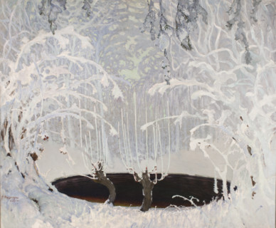 Winter Tale, 1904. Creator: Ferdynand Ruszczyc.
