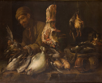Cook in a Pantry, 1st half of 17th century Creator: Giacomo Legi.
