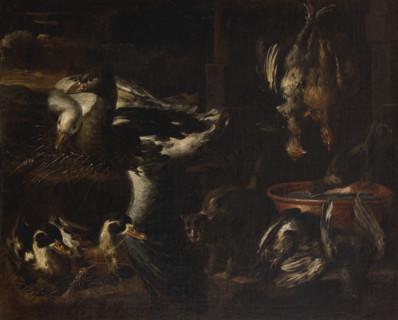In a Pantry, 1st half of 17th century Creator: Giacomo Legi.
