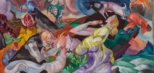 Temptation of St Anthony II, between 1921 a 1922. Creator: Stanislaw Ignacy Witkiewicz.