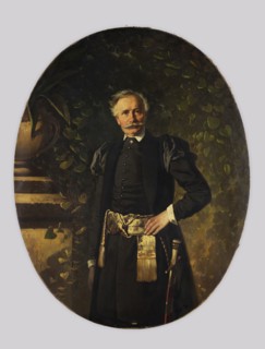 Portrait of Wincenty Pol, 1862. Creator: Aleksander Raczynski.