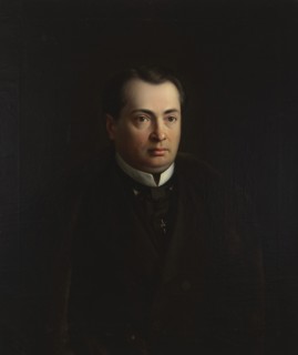Portrait of Adam Kirkor, 1860. Creator: Wincenty Slendzinski.