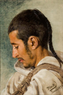 Study of an Algerian's Head, 1891. Creator: Tytus Pilecki.