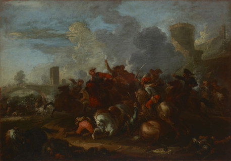 Encounter, 1740-1761. Creator: August Querfurt.