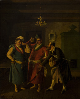 Genre Scene, 1858. Creator: Aleksander Raczynski.
