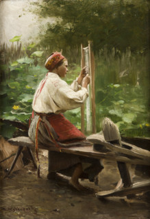 Spinner, c1900. Creator: Apolonusz Kedzierski.