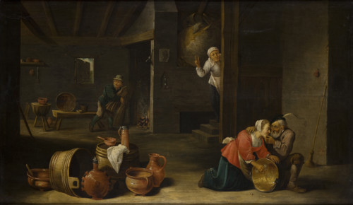 Unpleasant Surprise (Mismatched Couple), c1670s. Creator: Cornelis Mahu.