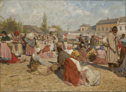 Fair at Wieliczka, before 1894. Creator: Antoni Kozakiewicz.
