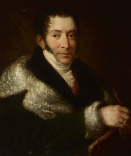 Portrait of Józef Brodowski, 1837. Creator: Rafal Hadziewicz.
