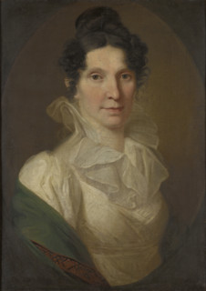 Portrait of Katarzyna Mezynska née Dzialynska, 1815. Creator: Jozef Peszka.