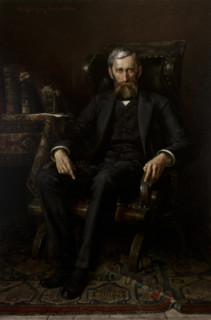 Portrait of Adam Asnyk, 1886. Creator: Aleksy Strazynski.