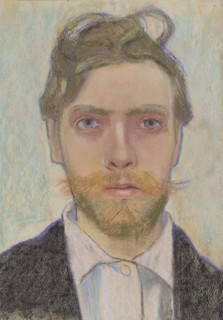 Self-Portrait, 1897. Creator: Stanislaw Wyspianski.