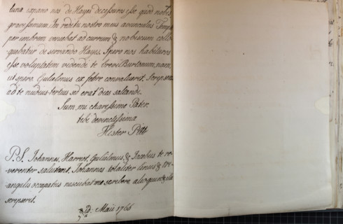 Letter from Hester Pitt, between 1766 and 1770. Creator: Hester Stanhope.
