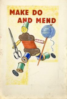 'Make Do and Mend', British poster, World War II, c1939-c1945. Creator: Unknown.