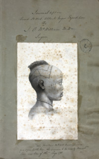 One of the sons of Onnese Obi Osai chief of Aboh, River Niger, drawn by John Duncan, 1840-42. Creator: John Duncan.