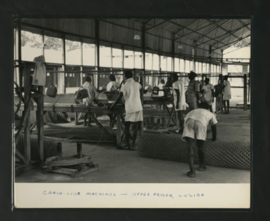 Chain-Link Machines - Upper Prison, Luzira, Kampala, Uganda, c1950s. Creator: Unknown.