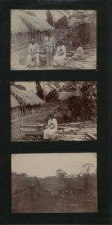 Huts at Coolies Lines Hill Bank, Belize, 1900.  Creator: Unknown.