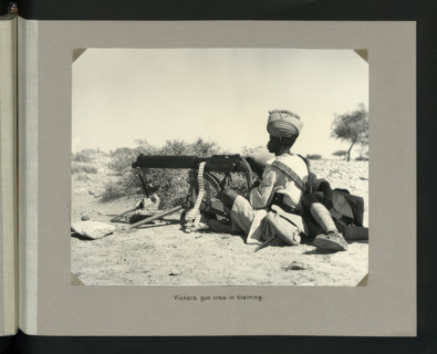 Vickers gun crew in training, 1964. Creator: Colonial Office.