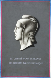 'Freedom for France - freedom for the French', World War II poster, 1940. Creator: Unknown.