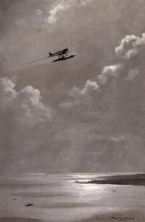Seascape [Schneider Trophy aircraft], between 1939 and 1946. Creators: Central Office of Information, Roy Anthony Nockolds.