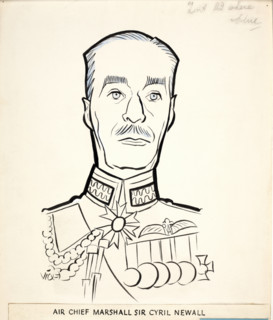 Air Chief Marshal Sir Cyril Newall, 1st Baron Newall, between 1939 and 1946. Creators: Central Office of Information, Victor Weisz.