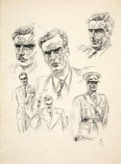 Anthony Eden,  1st Earl of Avon, between 1939 and 1946. Creators: Central Office of Information, Richard Ziegler.