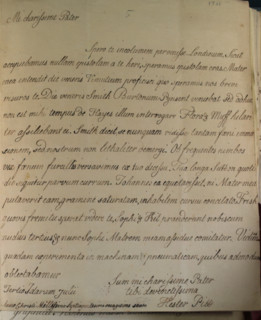 Letter from Hester Pitt, between 1766 and 1770. Creator: Hester Stanhope.